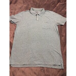 The Foundry Supply Co Mens XLT Polo Shirt Teal Heather Pocket Short Sleeve Tall